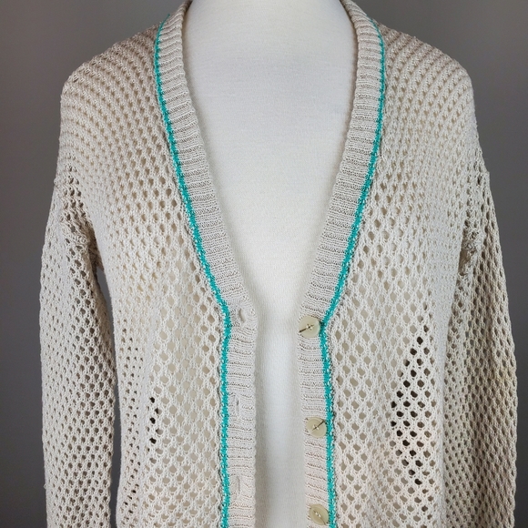 BCBG Open Knit Cardigan sz XS - Picture 2 of 6